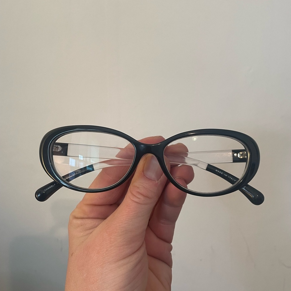 CHANEL Women's Glasses with Black Frame